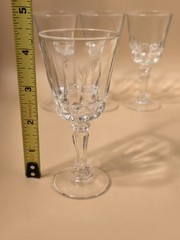 Cristal d Aques Chantelle Lady Victoria 24% Crystal Cordial Glasses Set Of 4 EUC