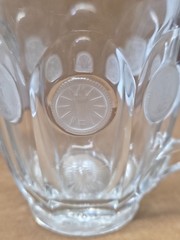 Fostoria Glass Pitcher Liberty Coin 1887 Eagle & Torch