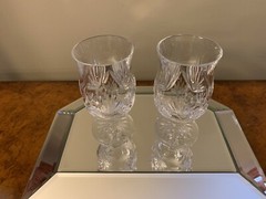 5 3/16” Waterford Footed Crystal Tumbler – Set of 2