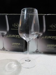 Set of 8 LENOX Crystal European Umbria 9.25-in Tall Wine Glasses – New in Boxes