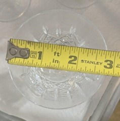 12 Mont Royale Crystal Stemware 4 Each: Water, Wine & Dessert Glasses