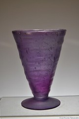 c 1927 #1120 10oz CATALONIAN Consolidated AMETHYST WASH Low Foot Goblet