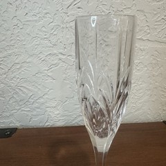 vtg Royal Doulton Cisier Cut Crystal Champagne Flutes St Andrews Boxed Czech NEW