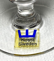 KOSTA BODA ~ Early Fine Crystal 3.3″ Stemmed CORDIAL GLASS (KOS13) ~ Sweden