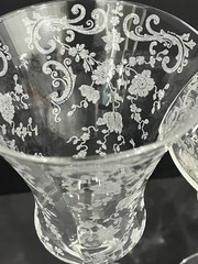3 PERFECT CAMBRIDGE CHANTILLY WATER GOBLET , CHAMPAGNE SHERBET, LIQUOR COCKTAIL