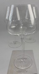 Lasturycx Set Of 4 Hand Blown Crystal Beautiful Wine Glasses