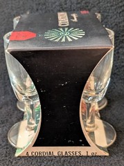 Vintage Libbey Citation Cordial 1 oz. Stemware Glasses Set of 4