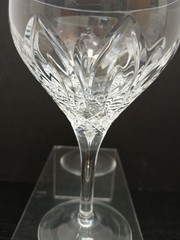 Atlantis Chartres Champagne Tall Sherbet Cut Blown Glasses Portugal (Set of 2)