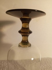 22 K Gold painted Western Wells Fargo Stagecoach Barwear Goblets/Wine Glasses