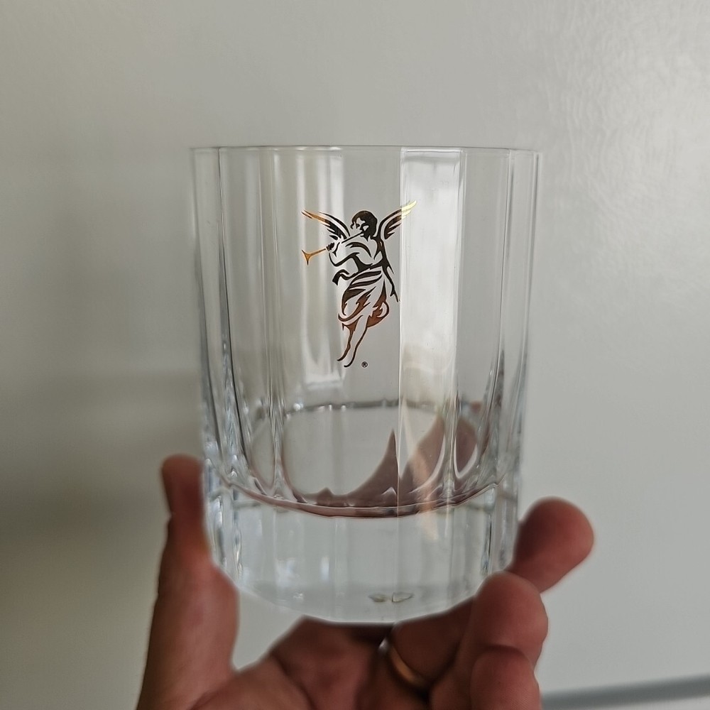 LUIGI BORMIOLI Accademia 11 1/4 Oz. WHISKEY ROCKS GLASS Bach Italy Gold Angel