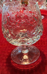 Set of 6 Rogaska Crystal Gallia 5 1/8″ Brandy Snifter Glasses 10 oz Mint Cond