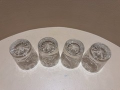 Rogaska Crystal JASMINE Double Old Fashions Set of 4
