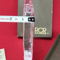 Vintage RCR Crystal Glass Blower Plate Limited Edition Italian Plaque Slab