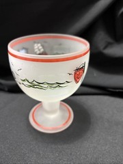 Vintage Frosted Margarita Glasses International Bar Themed By Gay Fad.