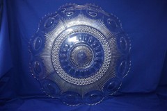 Tiffin Bullseye / US Glass Manhattan Torte Plate, Punch Bowl Underplate 22 (S33)