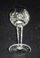 Waterford KENMARE Balloon Wine Hock 7 3/8″ Tall Cut Criss Cross Pattern
