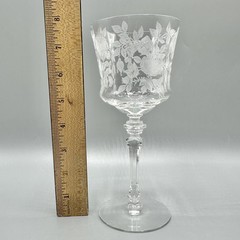 Set Of 4 Vintage Tiffin Franciscan LA ROSA 7 3/4” Water/Wine Goblets /cb