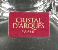 Cristal D’Arques Paris Pyramid Crystal Candle Holders Set of 2
