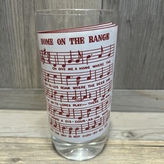 Vintage Hazel Atlas Souvenir State Song Glasses – 5” Tall – Wyoming