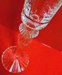 Baccarat Mille Nuits Flutissimo Crystal Champagne Glass Signed clear