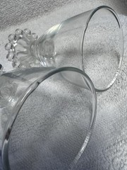 Vintage 4 1/2” Tall Anchor Hocking Boopie Juice Wine Glasses Set of 2