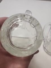 Set of 4 Vintage Thumbprint Dimple Mugs. They Weigh 7 Oz Each