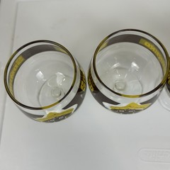 4 Vintage Sombrero Cocktail Glasses Mexican Barware Footed 10 Oz. Cinco de Mayo
