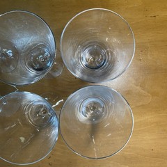 Fostoria Engagement Crystal Iced Tea Glasses Goblets Platinum Vintage Set Of 6