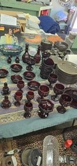 Avon Ruby Red Glass Glassware