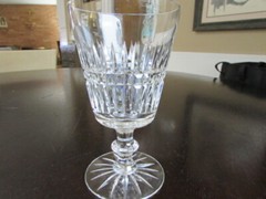 1 Seneca Crystal Water Goblet 6″ RENAISSANCE Pattern Discontinued Mint
