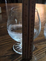 Pair Vtg HEAVY Galway Crystal Cognac Brandy Snifter Etched Swirl Glass 5” OLD