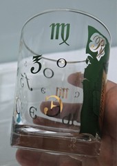 Set of 4 Libbey Apothecary Pharmacy Rx Gold Trim Old Fashioned Rocks Glasses 4″