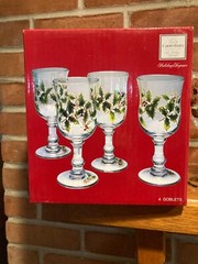 Canterbury Goblets Holiday Elegance 4 in set