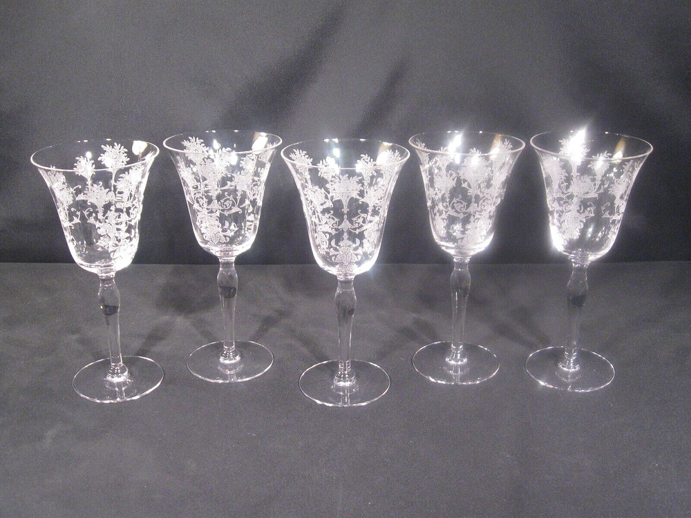 Morgantown Mayfair Water Goblets Set of 5