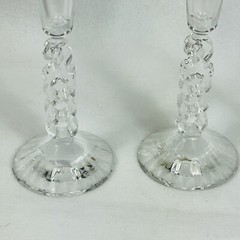 Cristal D’Arques Millennium Champagne Glasses Year 2000 France Set of 2 In Box