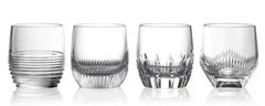 Waterford Mixology Double Old Fashioned Tumblers Set/4 Crystal- NEW