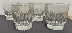 Vintage Libbey DURATUFF Winchester Old fashioned Glasses Set of 4 Bar 5 oz