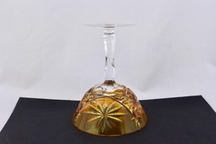 SET OF 6 BLEIKRISTALL HANDGESCHLIFFEN CUT TO CLEAR CRYSTAL CHAMPAGNE SHERBET