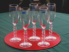 Millennium 2000 By Luminarc Champagne Flutes 9¼», 6 oz ~ New ~ SET/5