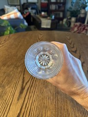 Clear Glass Tumblers 5.5” Heavy Bottom Set Of 4