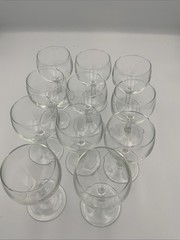 Vintage Luminary France Ball Shape Glass Set Of 11 , 4 1/2” High
