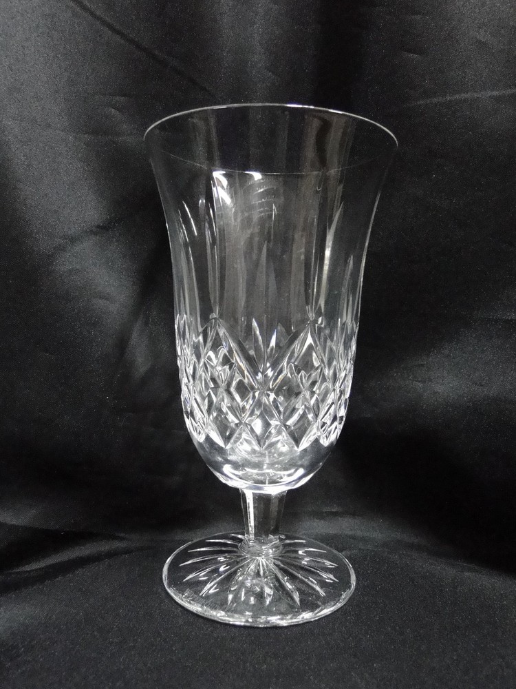 Waterford Crystal Lismore: Stemmed Iced Tea / Iced Beverage, 6 1/2″ Tall