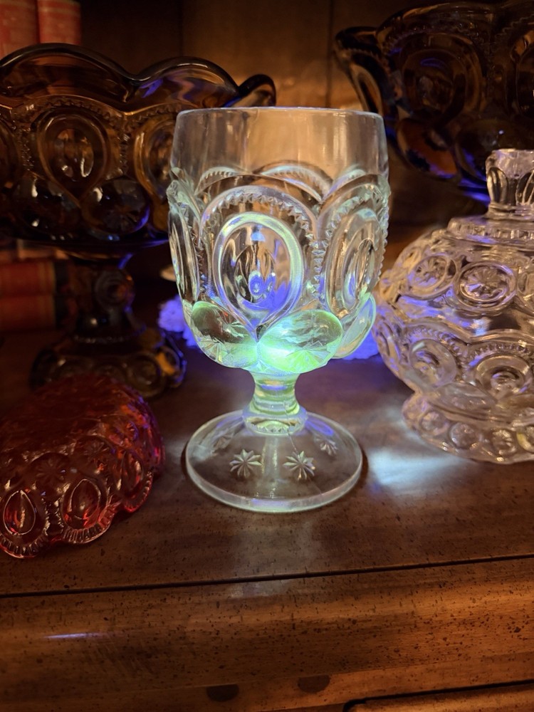 Clear Adams Palace Moon and Stars Goblet *NO FLAWS*