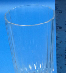 Highball Glasses Tumblers Graduated Ribbed 5 7/8″ Lot Of 2 NICE Fast Free Ship!