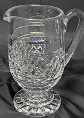 Waterford Crystal Castletown 24 oz Footed Pitcher Plain Handle 7-3/4″