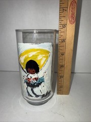 Libbey vtg 1970s Ted De Grazia Children of the Southwest 4 tumblers Glass Set