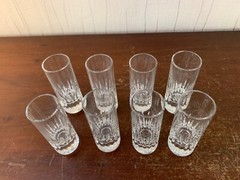 16 Vodka Glasses Model Deauville In Crystal From Saint Louis (Price Per Unit)