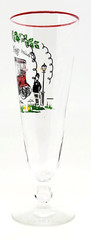 Libbey Glass Company Horseless Carriage 1905 Buick Model C Pilsner Glass