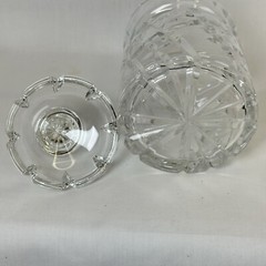 Heavy Lead Glass Crystal Cut Pineapple 7 x 4.5 Candy Jar