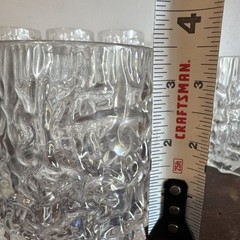 11 Pc. – 3.5” Textured Acrylic Tumblers Ice Bark Glacier Camp Pool Cups Glasses